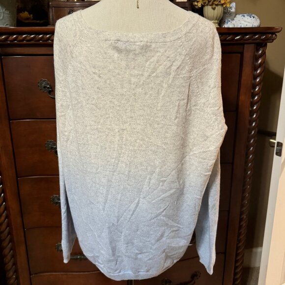 VINCE Ombre Cashmere Blend Dip Dye Sweater M - Picture 3 of 7